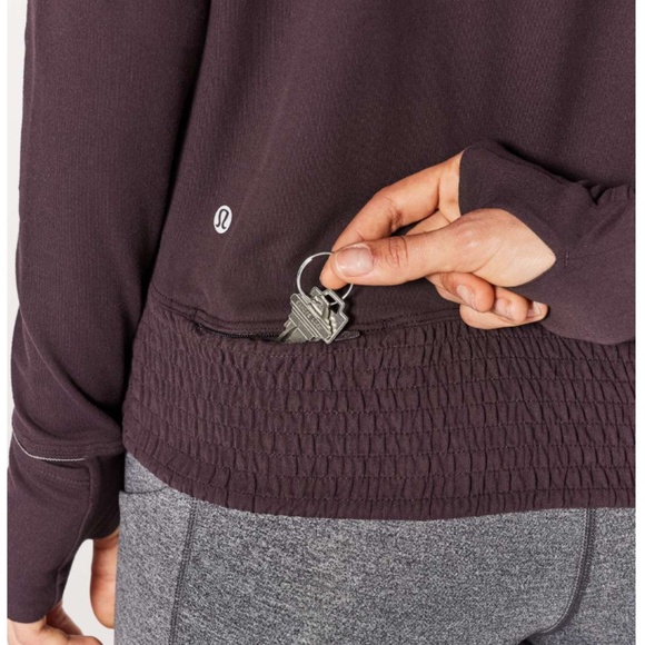 Lululemon Lead The Pack Hoodie Black Cherry - Picture 3 of 9